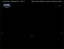Tablet Screenshot of footballquebec.com